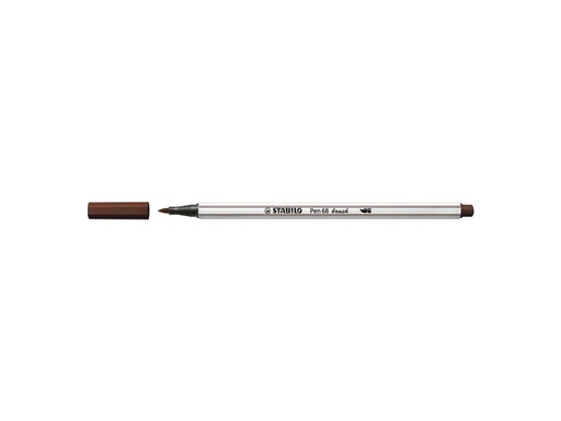 [90251163 1405402] STABILO Fasermaler Pen 68 brush Braun