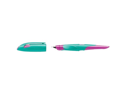 [90251168 1405387] STABILO Füllfederhalter Easybirdy 0.9 mm, Pink/Türkis