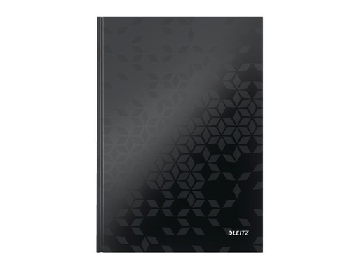 [90251198 1392475] Leitz Notizbuch WOW A4, Kariert, Schwarz