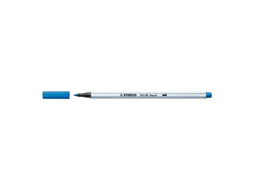 [90251203 1405399] STABILO Fasermaler Pen 68 brush Dunkelblau