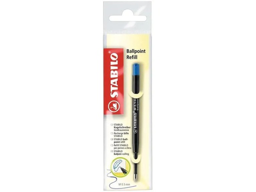 [90251219 1405380] STABILO Schreibmine Ballpoint Refill 0.5 mm Blau