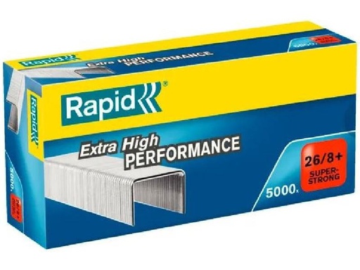 [90251254 1406101] Rapid Heftklammern Super Strong, 26/8, 5000 Stück