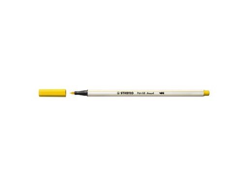 [90251255 1405401] STABILO Fasermaler Pen 68 brush Gelb