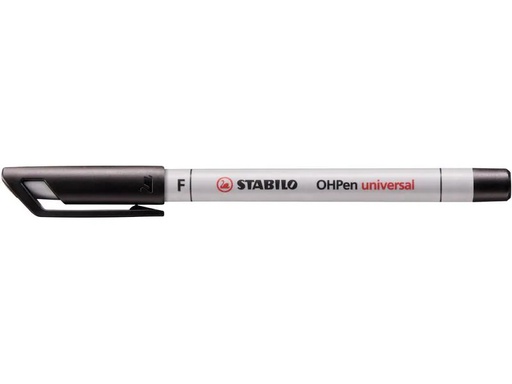 [90251308 1429496] STABILO Folienstift OHPen Universal F 0.7 mm, Schwarz