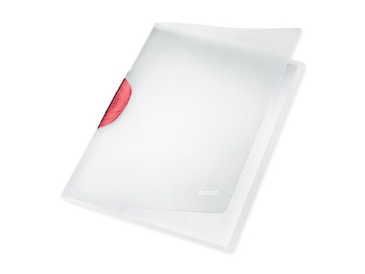 [90251325 1392438] Leitz Klemmhefter Color-Clip Magic Rot/Semitransparent