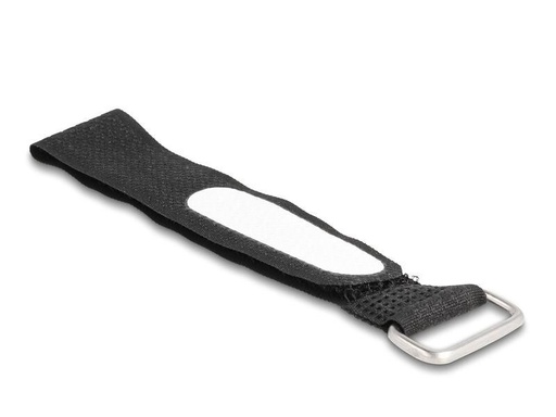 [90251327 1435578] Delock Klettkabelbinder Schwarz 203 mm x 20 mm 5 Stück