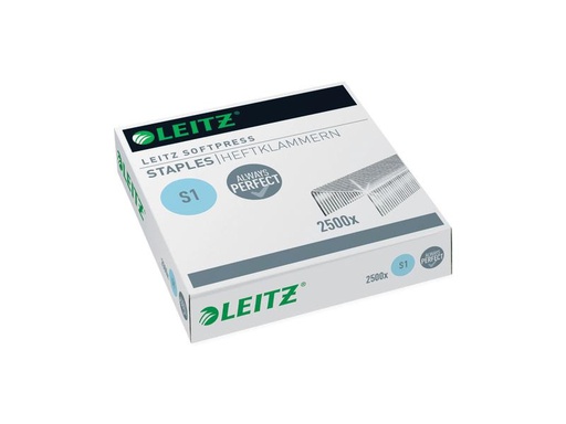 [90251334 1392372] Leitz Heftklammer SoftPress 6 mm, 2500 Stück