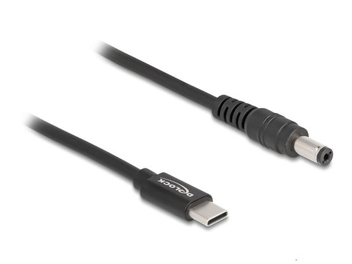 [90251396 1435566] Delock Ladekabel USB-C zu 5.5 x 2.1 mm Stecker 1.5 m
