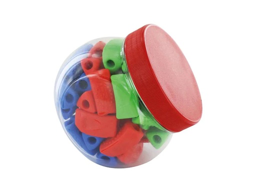 [90251465 1398259] KUM Radiergummi Tri Grip farbig, 50 Stk
