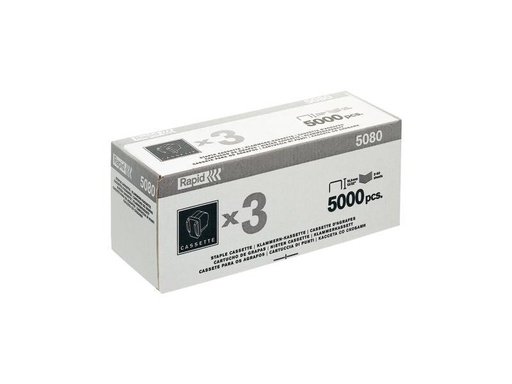 [90251480 1406095] Rapid Heftklammer Kassette 5080E, 3 x 5000 Stück