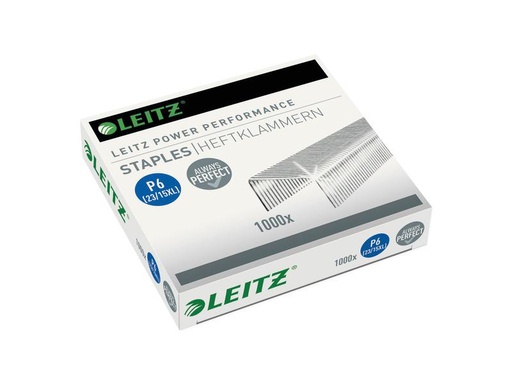 [90251489 1392374] Leitz Heftklammer Power Performance 15 mm, 1000 Stück