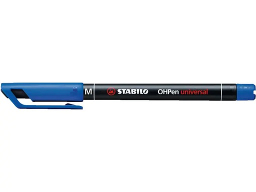 [90251528 1429505] STABILO Folienstift OHPen universal M Permanent, Blau
