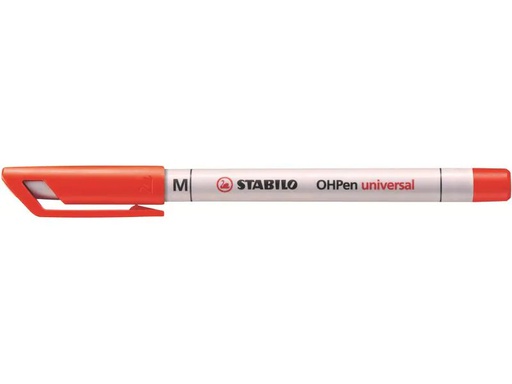 [90251532 1429497] STABILO Folienstift OHPen Universal NonPermanent M Rot