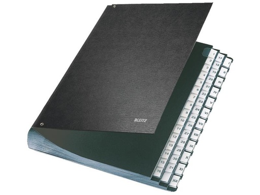 [90251562 1392659] Leitz Pultmappe 1-31 und I-XII Schwarz