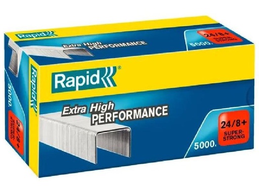 [90251581 1406100] Rapid Heftklammern Super Strong, 24/8, 5000 Stück