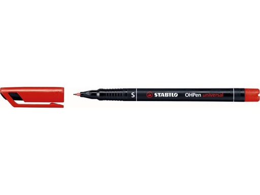 [90251582 1429508] STABILO Folienstift OHPen universal 0.4 mm Superfein, Rot