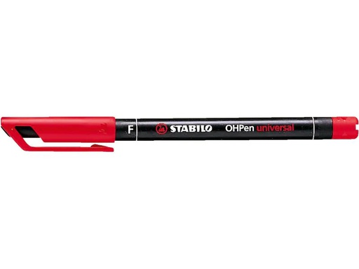 [90251618 1429527] STABILO Folienstift OHPen universal F Rot