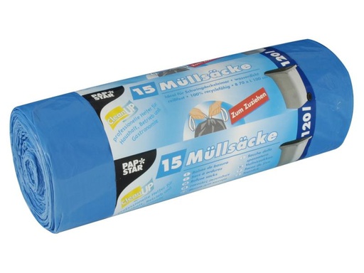 [90251657 1433603] Weita Kehrichtsack Papstar 120 l, 15 Stück