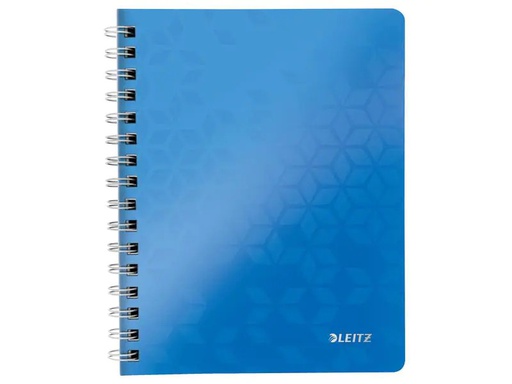 [90251673 1392489] Leitz Notizheft WOW College A5, Kariert, Blau
