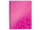 Leitz Notizheft WOW College A5, Kariert, Pink