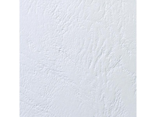 [90251725 1396814] GBC Einbanddeckel Leather Grain A4 100 Stück, Weiss