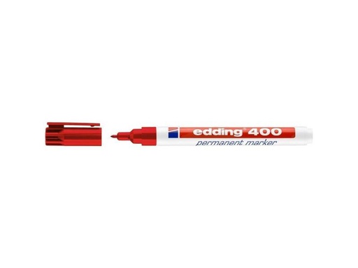 [90251786 1399363] edding Permanent-Marker 400 Rot, im Blister