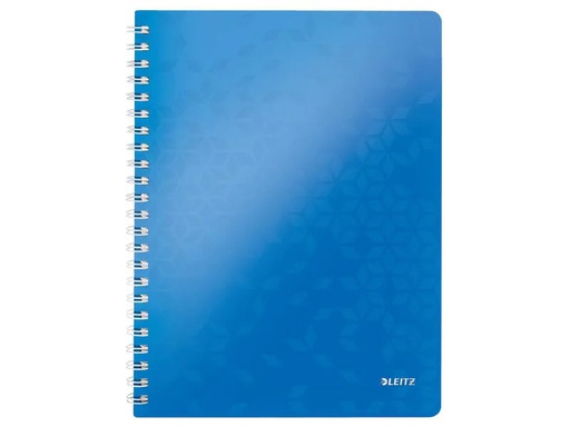 [90251802 1392481] Leitz Notizheft WOW College A4, Kariert, Blau
