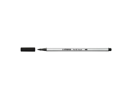 [90251843 1405265] STABILO Fasermaler Pen 68 brush Schwarz