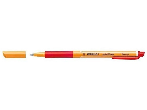 [90251860 1405225] STABILO Rollerball Visco Gel-Rollerball 0.5 mm, Rot