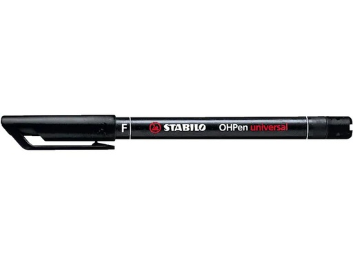 [90251873 1429502] STABILO Folienstift OHPen universal F Permanent, Schwarz