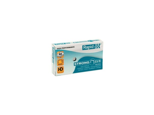 [90251905 1406106] Rapid Heftklammern Strong, 23/8, 1000 Stück