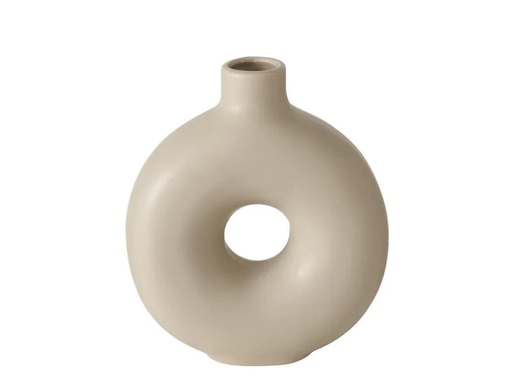 [90251920 1344785] Boltze Vase Lanyo 20 cm, Beige