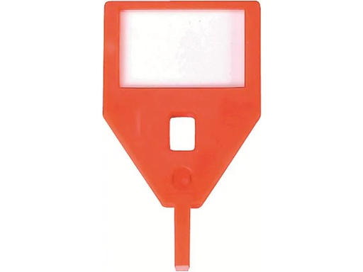 [90251984 1404349] Robert Rieffel Schlüsselanhänger Visu-Color 10 Stück, Orange