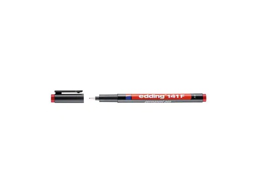 [90251989 1399239] edding Permanent-Marker OHP F, 0.6 mm, Rot