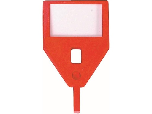 [90252085 1404350] Robert Rieffel Schlüsselanhänger Visu-Color 10 Stück, Rot