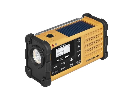 [90252125 1353207] Sangean DAB+ Radio Survivor DAB Orange
