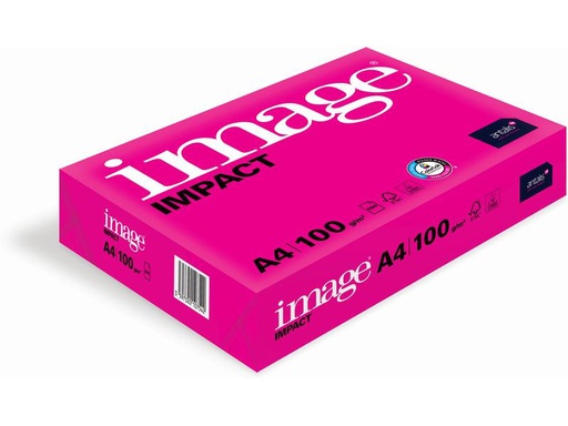 [90252223 1408663] Image Kopierpapier Impact A4, Hochweiss, 100 g/m², 500 Blatt