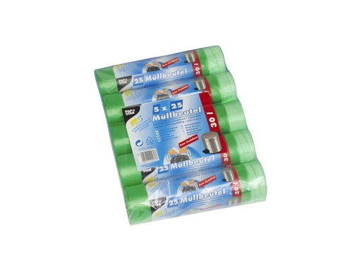 [90252235 1433589] Weita Müllbeutel Papstar 30 l, 125 Stück