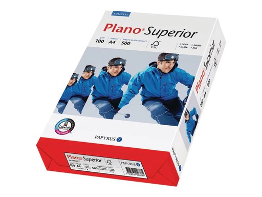 [90252370 1403471] Plano Kopierpapier Superior A4, Hochweiss, 100 g/m², 500 Blatt