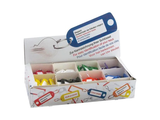 [90252419 1404337] Robert Rieffel Schlüsselanhänger 200 Stück, Assortiert