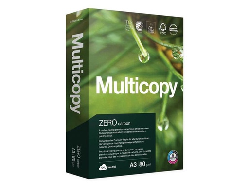 [90252429 1403653] Multicopy Kopierpapier Zero A3, Weiss, 80 g/m², 500 Blatt