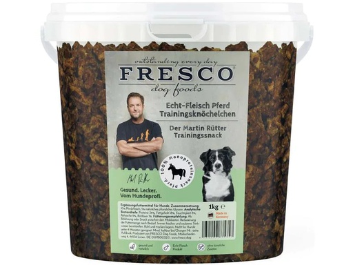 [90252503 1362845] FRESCO Leckerli Martin Rütter Trainingsknöchelchen Pferd, 1 kg