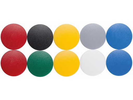 [90252529 1392084] Maul Haftmagnet MAULsolid 10 Stück, Mehrfarbig