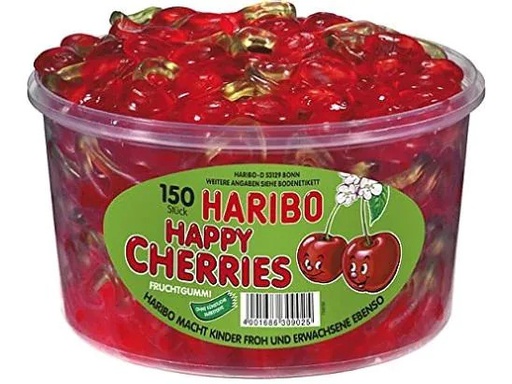 [90252532 1430385] Haribo Gummibonbons Happy Cherries 150 Stück