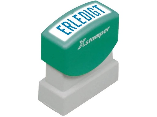 [90252830 1405751] Xstamper Stempel Erledigt, Blau