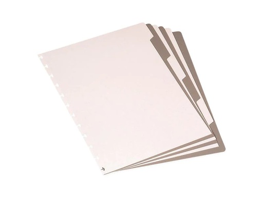[90252856 1397905] Adoc Notizheft Ersatz-Register A4, 6-teilig, 2-farbig