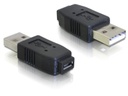 Delock USB 2.0 Adapter USB-A Stecker - USB-MicroB Buchse