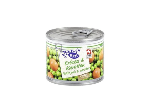 [90044195 962694] Hero Erbsen &amp; Karotten extra fein 210 g