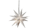 Star Trading Papierstern December, Weiss, Ø 45 cm