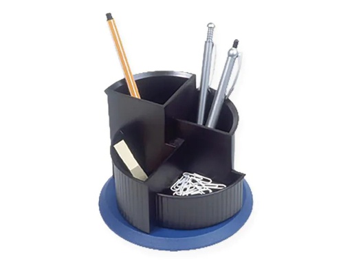 [90253502 1403532] Helit Stiftehalter Blau/Schwarz